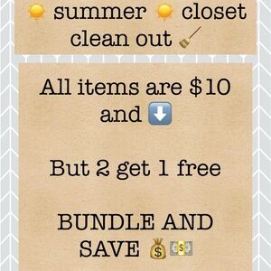 CLOSET CLEANOUT 😊